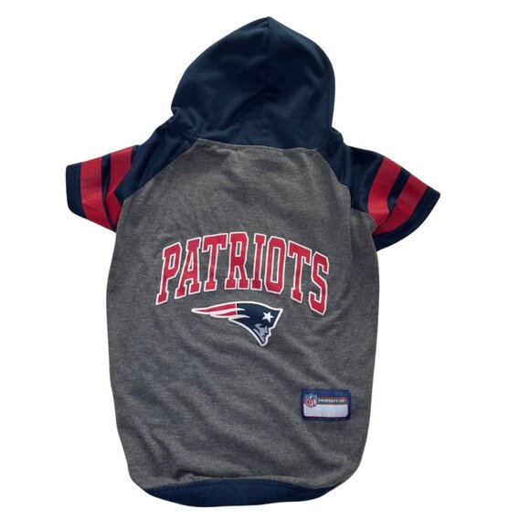 Pets First NFL New England Patriots Hoodie for Dogs Size Large - Picture 2 of 7